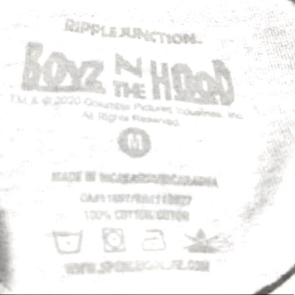 Boyz n the Hood Ice Cube Graphic T-Shirt White — Size M - Picture 5 of 5